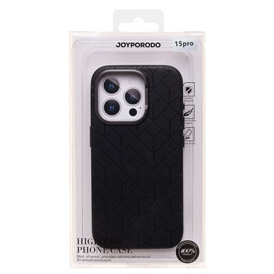 Чехол-накладка - SM089 SafeMag экокожа  для "Apple iPhone 15 Pro" (black)