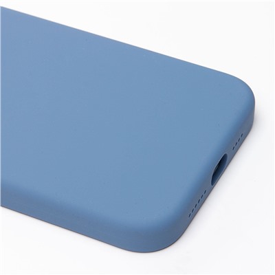 Чехол-накладка ORG Silicone Case SafeMag с анимацией для "Apple iPhone 15 Pro Max" (winter blue)