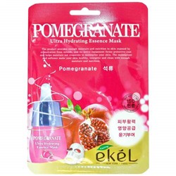 Ekel Маска для лица тканевая с гранатом - Essence mask pomegranate, 25г