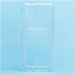 Чехол-накладка - SC276 с картхолдером для "Samsung SM-A045 Galaxy A04" (transparent)