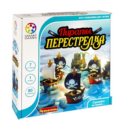 Логическая игра Bondibon Пираты перестрелка, арт. SG 094 RU.