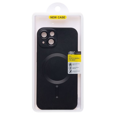 Чехол-накладка - SM020 Matte SafeMag для "Apple iPhone 14" (black)