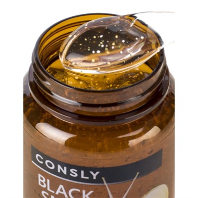 Consly Сыворотка ампульная с муцином черной улитки и золотом - Black snail & gold all-in-one, 250мл