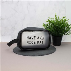 Косметичка "Have a nice day", black