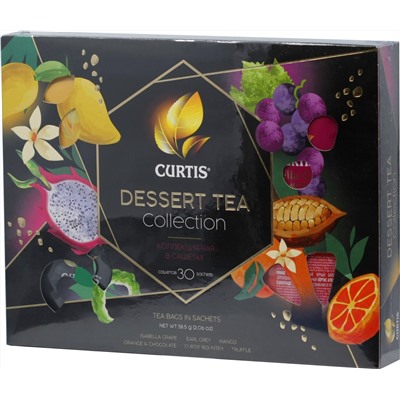 CURTIS. Dessert Tea Collection 58,5 гр. карт.пачка, 30 пак.