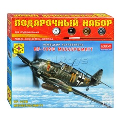 Авиация Немецкий истребитель Мессершмитт BF-109E (1:72)