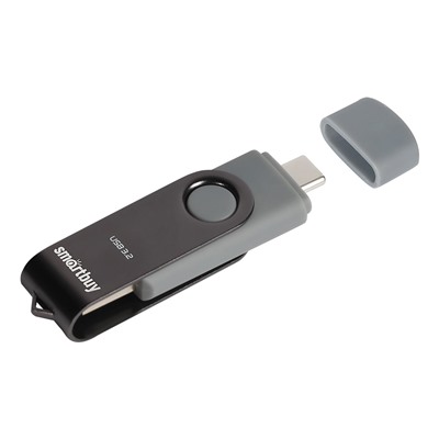 Флэш накопитель USB 128 Гб Smart Buy Twist Dual Type-C/Type-A 3.1 (black)