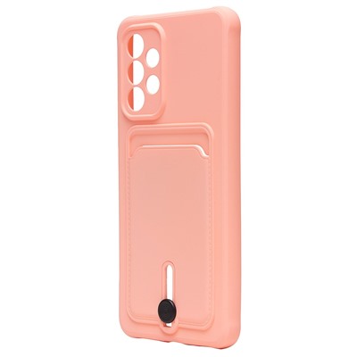 Чехол-накладка - SC304 с картхолдером для "Samsung SM-A336 Galaxy A33 5G" (light pink) (208758)