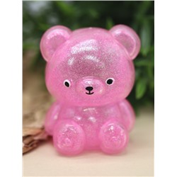 Мялка - антистресс «Bear», pink