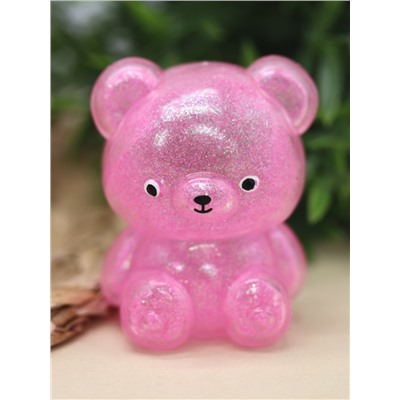 Мялка - антистресс «Bear», pink