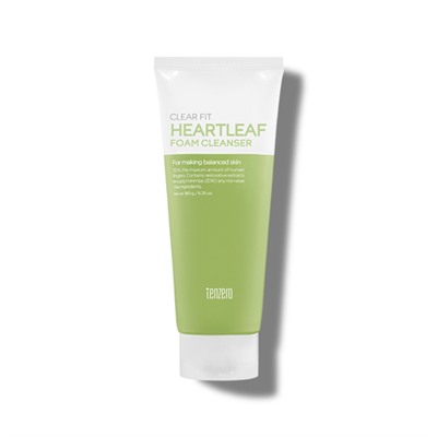 TENZERO Пенка для умывания с экстрактом хауттюйнии - Clear Fit Heartleaf Foam Cleanser, 180г