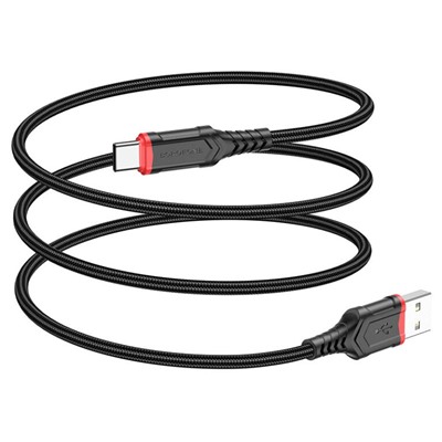 Кабель USB - Type-C Borofone BX67  100см 3A  (black)