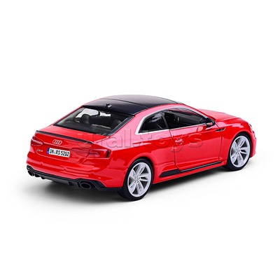 Машинка die-cast Audi RS 5 Coupe, 1:24, красная, открывающиеся двери