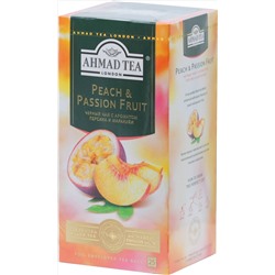 AHMAD TEA. Flavoured Collection. Peach & Passion Fruit карт.пачка, 25 пак.