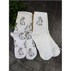Носки женские "Fluffy bunny", р. 35-40, 2 пары