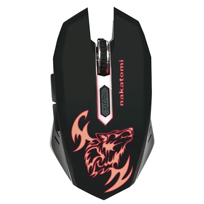 Мышь оптическая беспроводная Nakatomi Gaming mouse MROG-15U RF, игровая