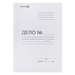 Скоросшиватель A4 картонный немелованный белый (290 г/м²)