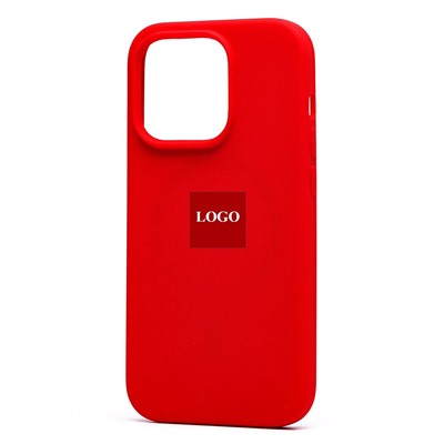 Чехол-накладка - SM003 SafeMag Soft Touch с анимацией для "Apple iPhone 14 Pro" (red)