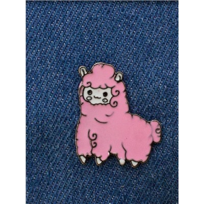Значок "Lama", pink