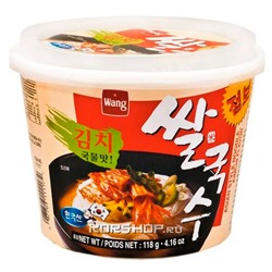 Лапша рисовая с кимчи "Rice noodle with kimchi flavor" Wang Корея 98 г Акция
