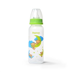 Детская бутылочка для кормления пластиковая Салатовая 240мл