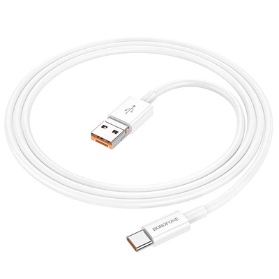 Кабель USB - Type-C Borofone BX102 Winner 60W 100см 3A  (white)