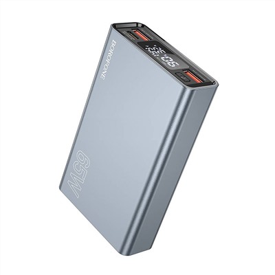 Внешний аккумулятор Borofone BJ40 PD QC 15000mAh Type-C/USB*2/Type-C (metal gray)