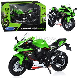 Мотоцикл 1:12 Kawasaki Ninja ZX-10R, зеленый