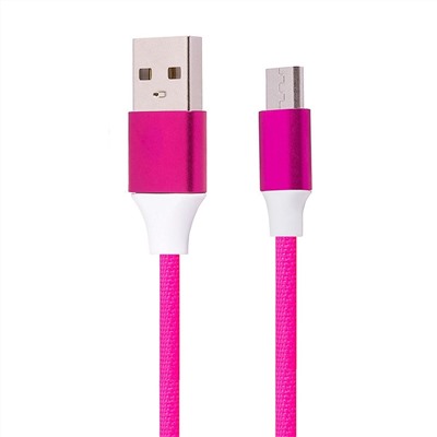 Кабель USB - micro USB Kurato RORI-M220  100см 2,5A  (rainbow/white)