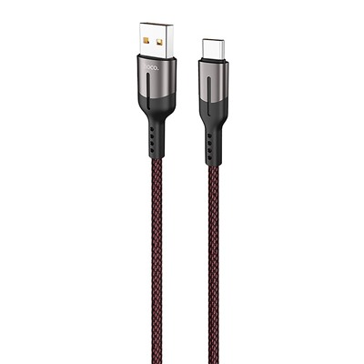 Кабель USB - Type-C Hoco U68  120см 5A  (black)