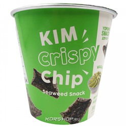 Чипсы из морской капусты со вкусом васаби Kim Crispy Chip Yopokki, Корея, 30 г Акция