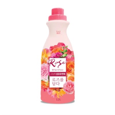 B&D Кондиционер концентрат с ароматом розы - High enrichment fabric softener rose, 1.2л