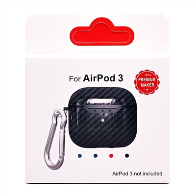 Чехол - PCP06 для кейса "AirPods (3-го поколения)" (red)