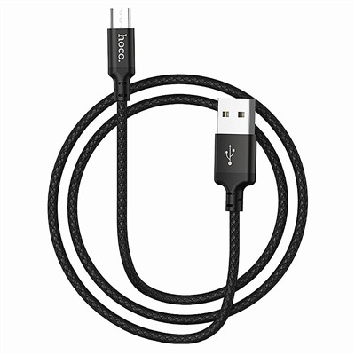 Кабель USB - micro USB Hoco X14 Times Speed  200см 2A  (black)