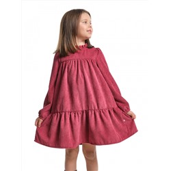 Платье для девочки (104-122см) UD 8057-1(2) бордовый