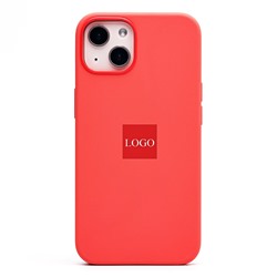 Чехол-накладка ORG Silicone Case SafeMag с анимацией для "Apple iPhone 13" (pink pomelo)