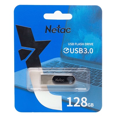 Флэш накопитель USB 128 Гб Netac U278 3.0 (black/silver)