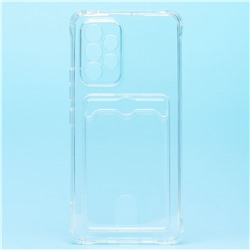 Чехол-накладка - SC276 с картхолдером для "Samsung SM-A536 Galaxy A53 5G" (transparent)