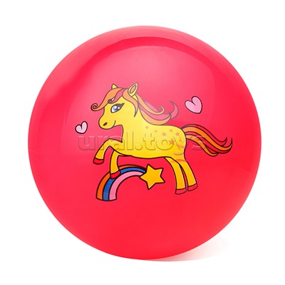 Мяч надувной PVC "Волшебный Единорог" 22,5 см., 60 гр. (цвет микс)