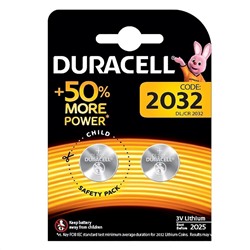 Элемент литиевый Duracell CR2032 (2-BL) (20/200)