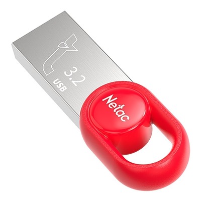 Флэш накопитель USB 128 Гб Netac UM2 (red)