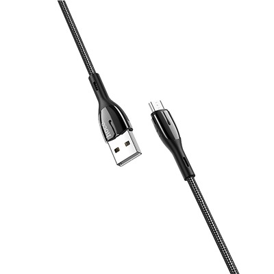 Кабель USB - micro USB Hoco U89  120см 2,4A  (black)