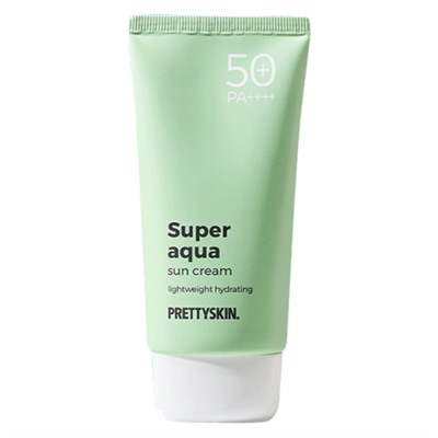 Pretty Skin Крем солнцезащитный увлажняющий легкий - Super aqua sun cream SPF50+PA++++, 70мл