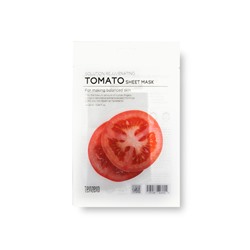 TENZERO Маска тканевая с экстрактом томата - Solution Rejuvenating Tomato Sheet Mask, 25мл