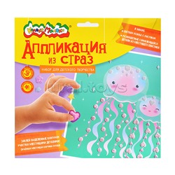 Аппликация из страз "Медузы" 20х20см., 3+