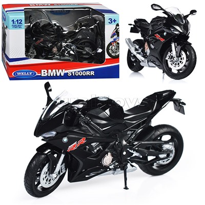 Мотоцикл 1:12 BMW S1000 RR, черный