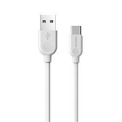 Кабель USB - Type-C Borofone BX14  100см 3A  (white)