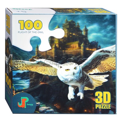 Пазл 3D "Полет совы" 100 детал., 5+