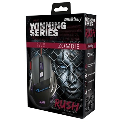 Мышь оптическая Smart Buy SBM-721G-K RUSH Zombie (black)