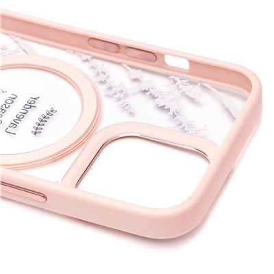 Чехол-накладка - SM015 SafeMag для "Apple iPhone 13 Pro" (003) (light pink)